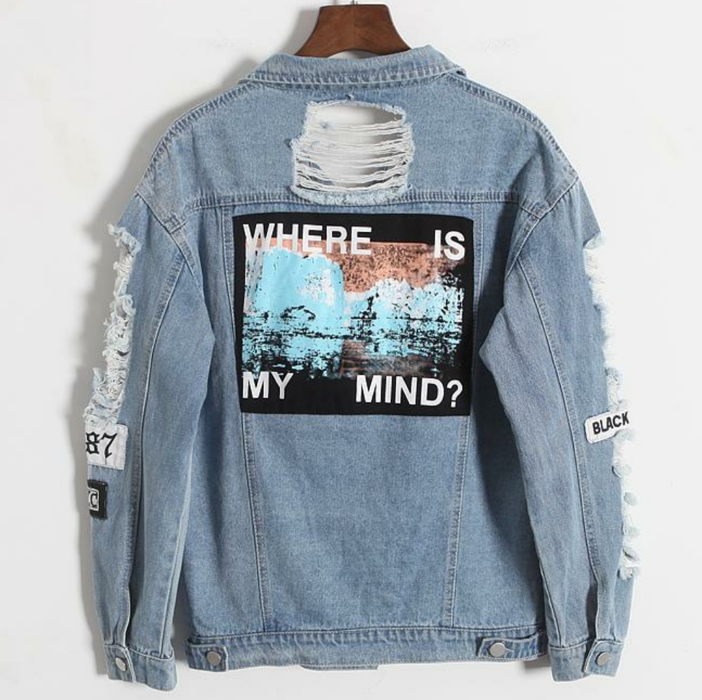 VINTAGE WHERE IS MY MIND DENIM JACKET